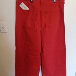 Universal Thread Red Wide Leg Jeans Sz 17 NWT
